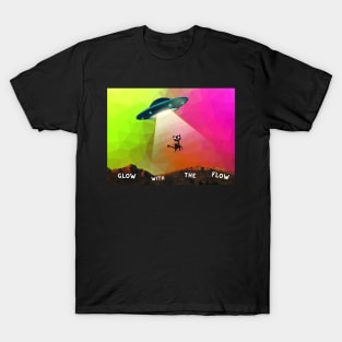 Glow With The Flow Kitty Cat T-Shirt